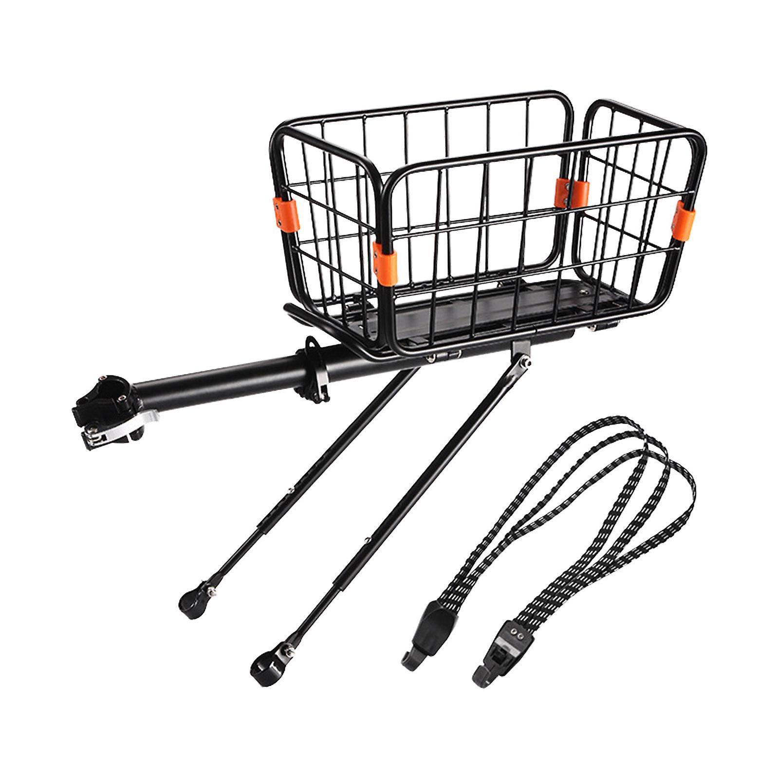 Bicycle Rear Carrier Basket Bicycle Basket For Mountain Bikes Travel Touring