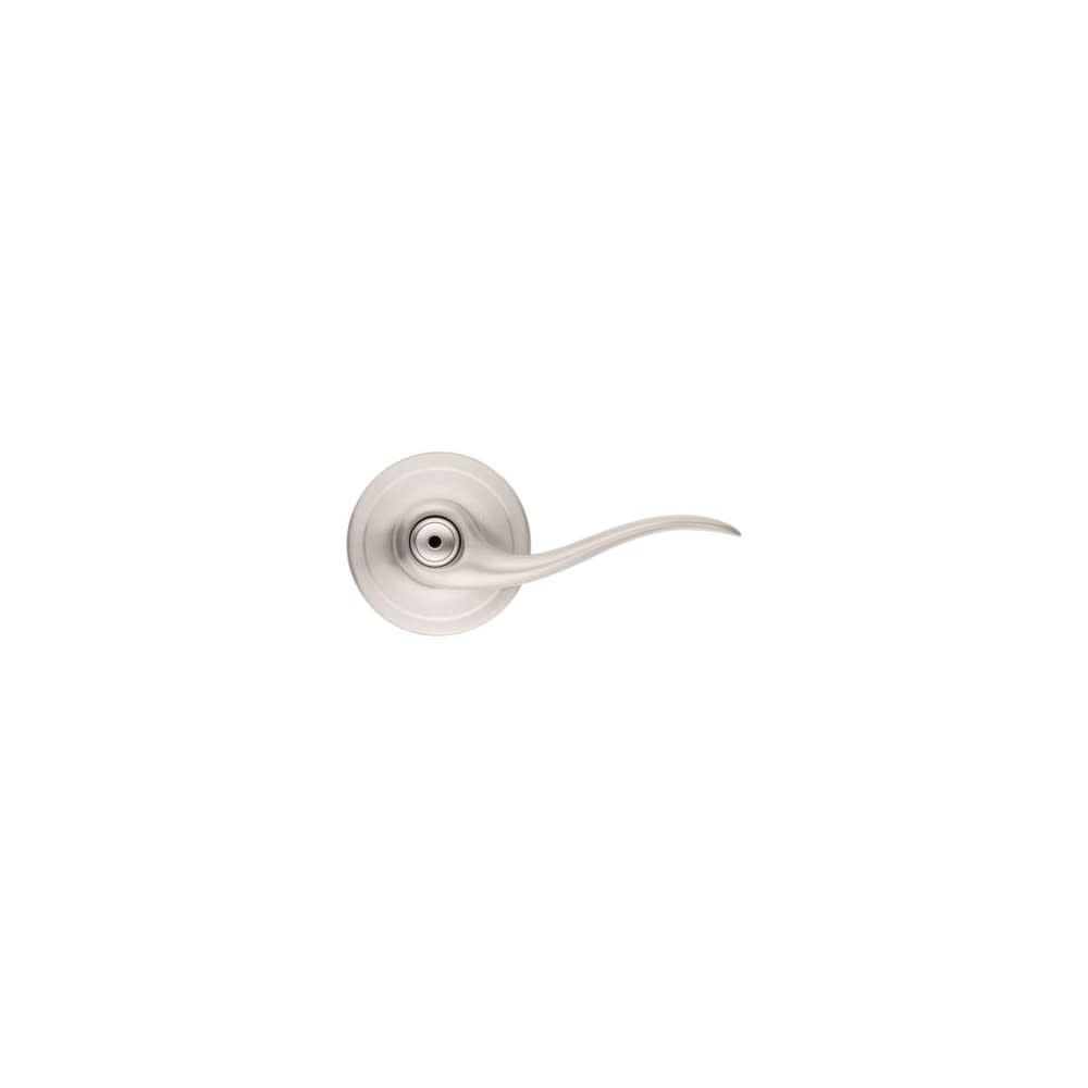 Satin Nickel Bed/Bath Tustin Privacy Door Lever ;