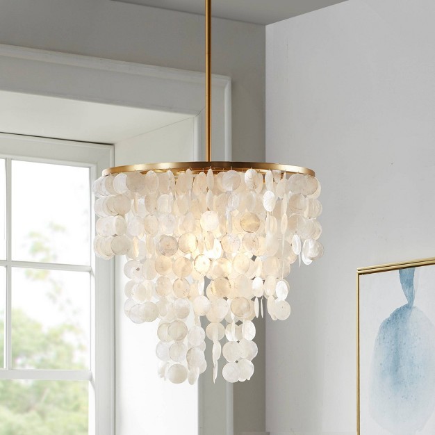 Isla Chandelier White