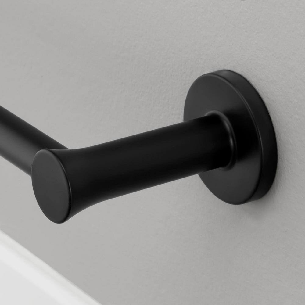 Glacier Bay Lucien 24 in. Towel Bar in Matte Black BTH-024-108