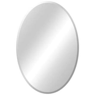 Glacier Bay 21 in. x 31 in. Classic Vanity Mirror Oval Frameless GB 21X31 OVAL