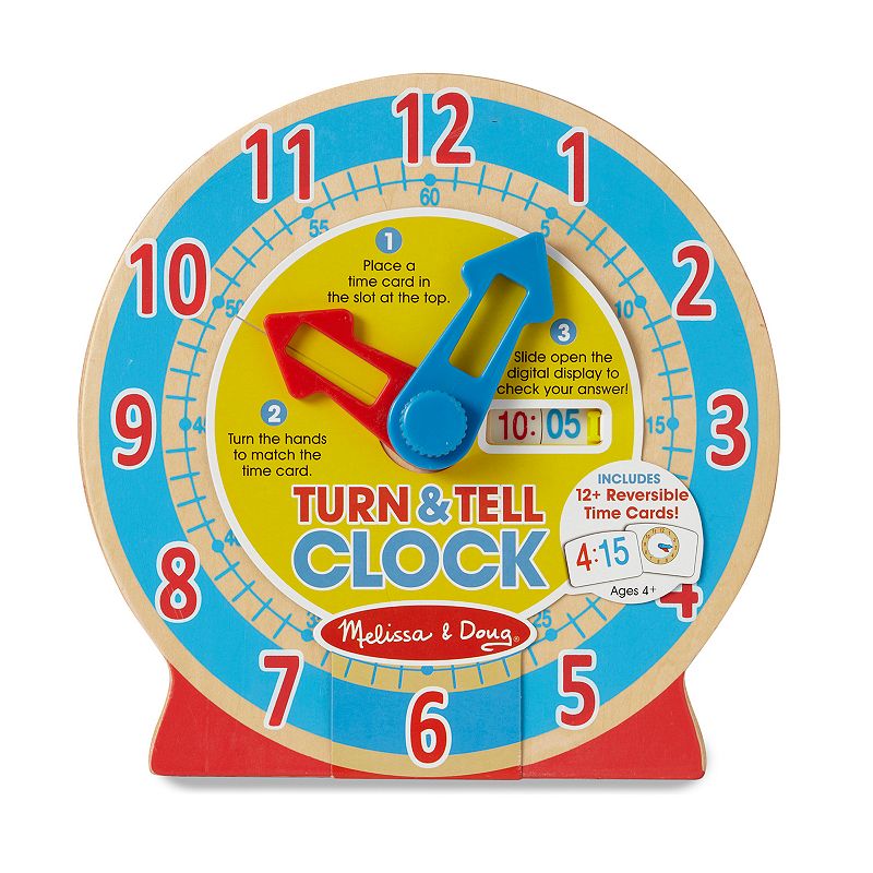 Melissa and Doug Turn and Tell Clock