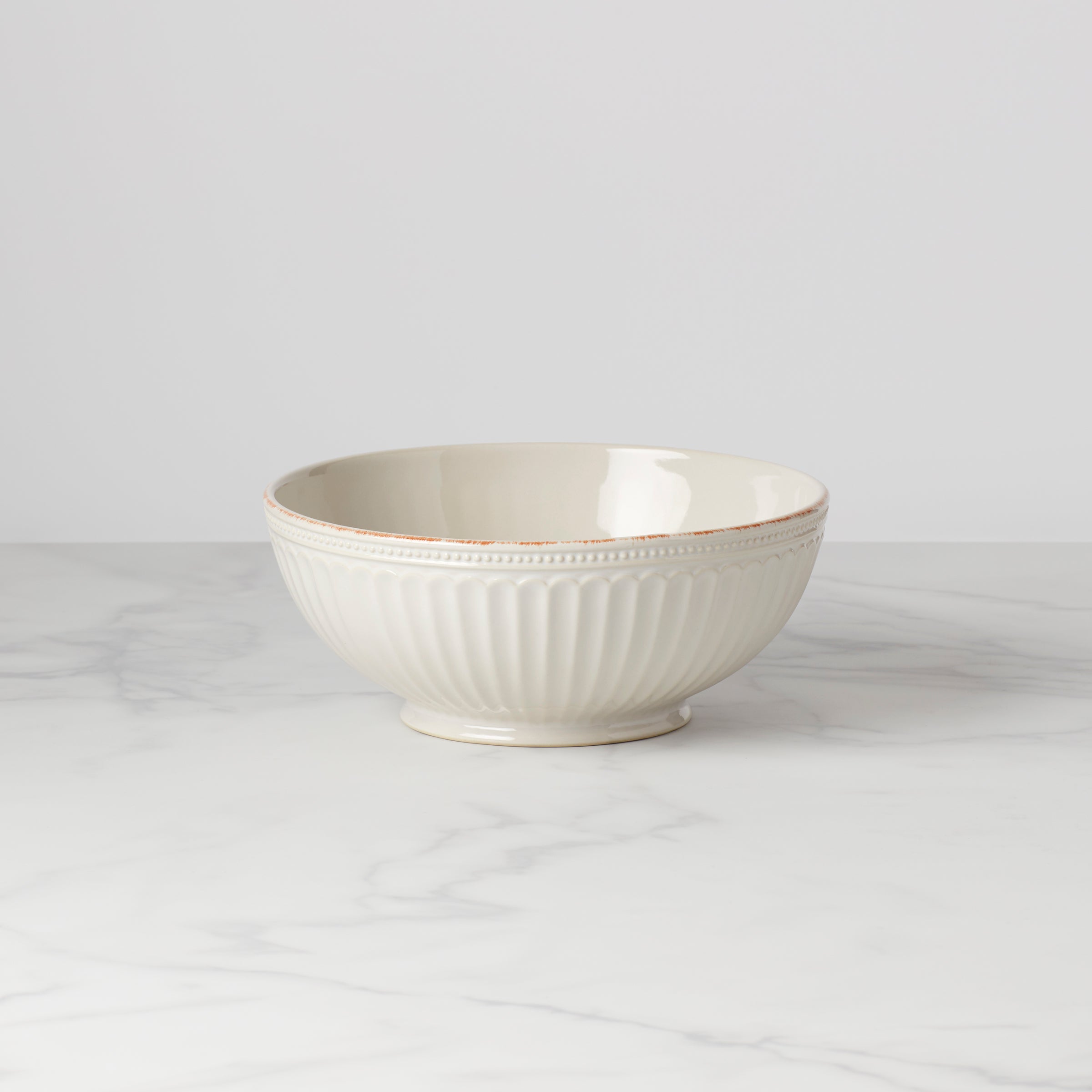 French Perle Groove ™ Medium Serve Bowl