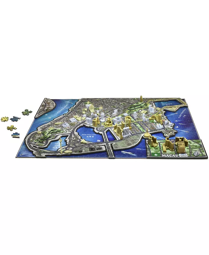 4D Cityscape Time Puzzle - Macau  China- 1000 Pieces