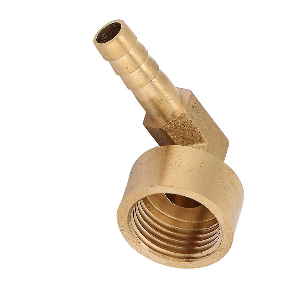 G1/2 Female Thread Brass Elbow Hose Barb Coupling Connector Joint Adapter Fitting(8mm)