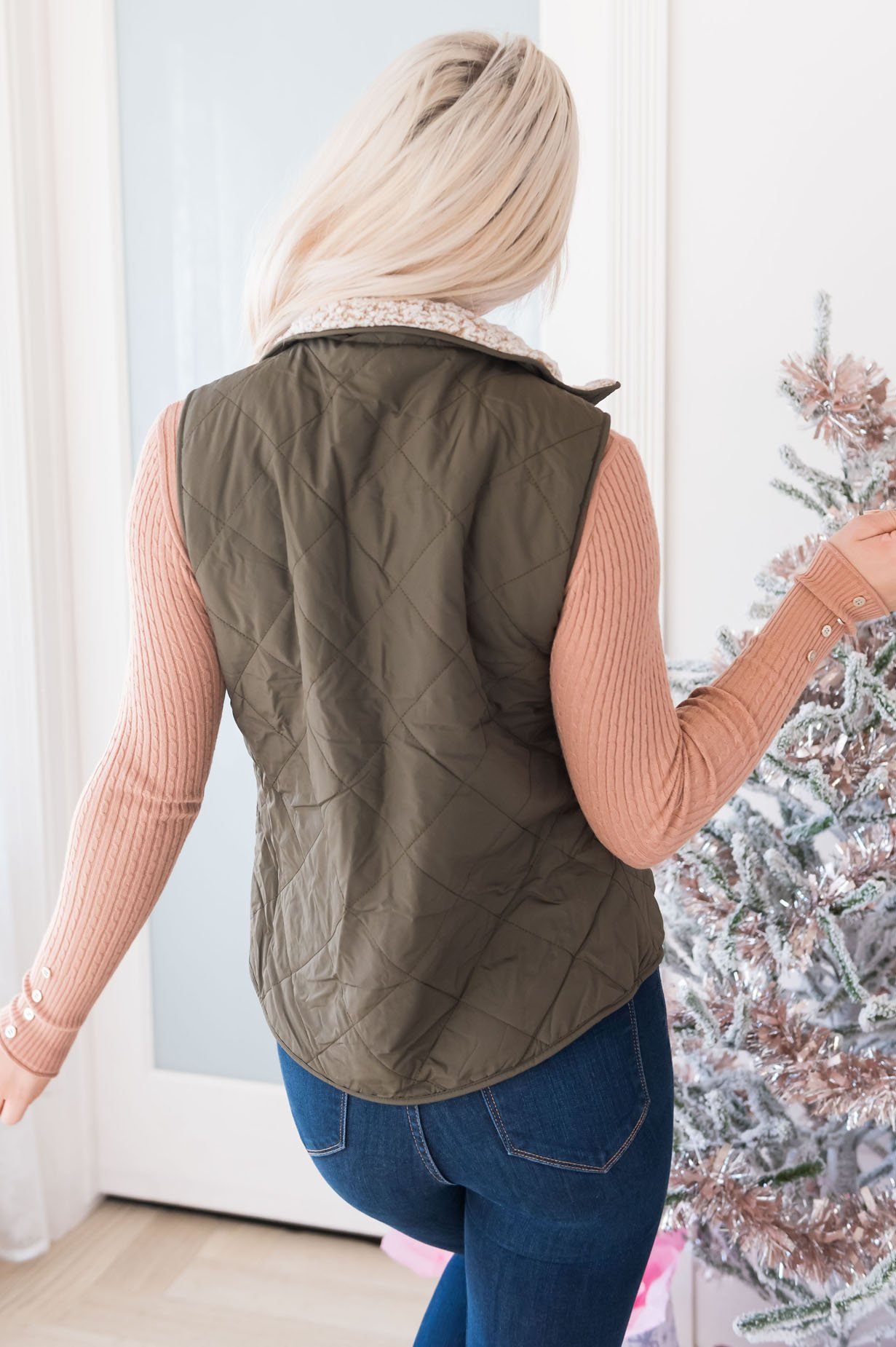 Misty Mornings Modest Reversible Vest