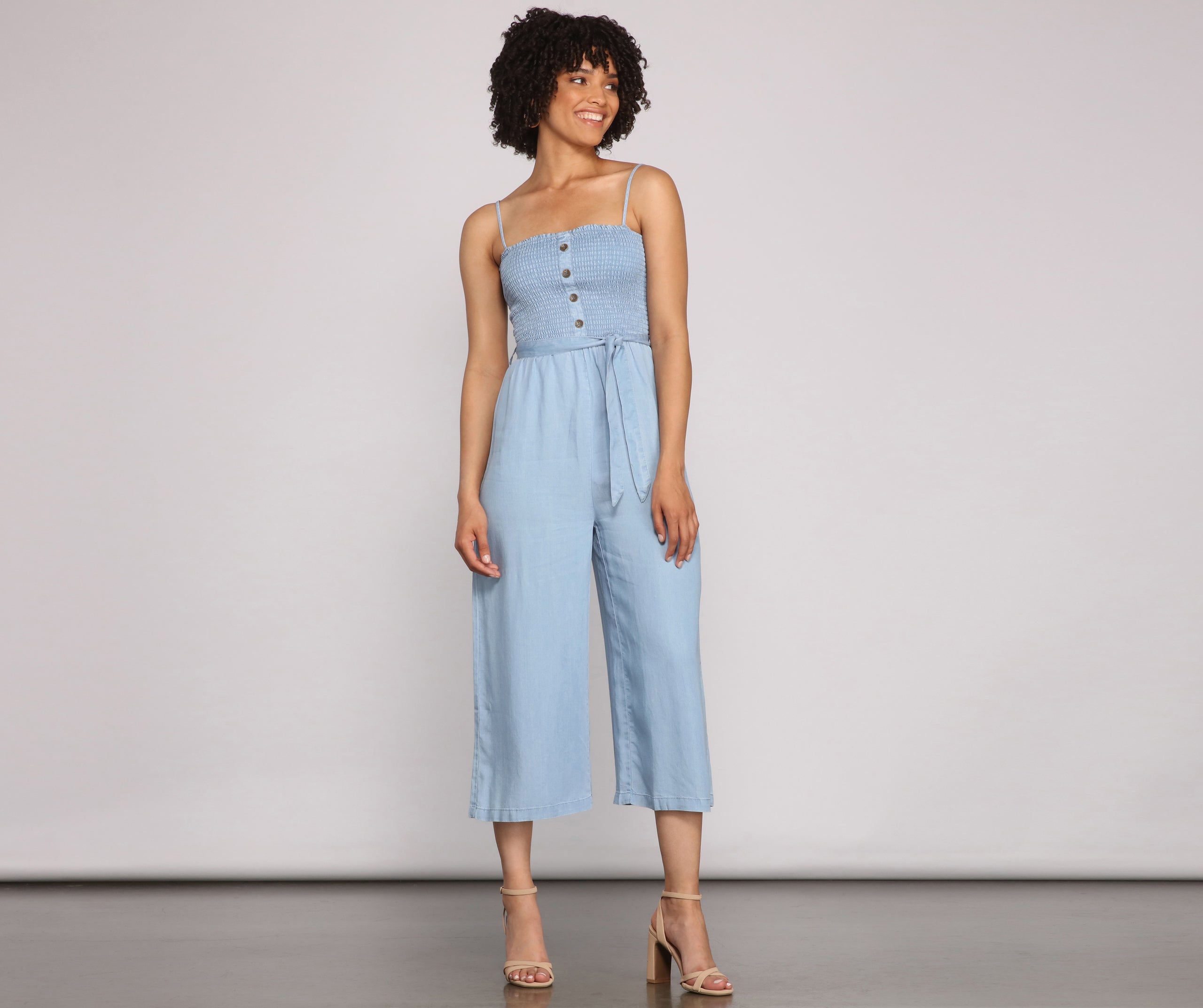 Casual Cutie Cropped Jumpsuit