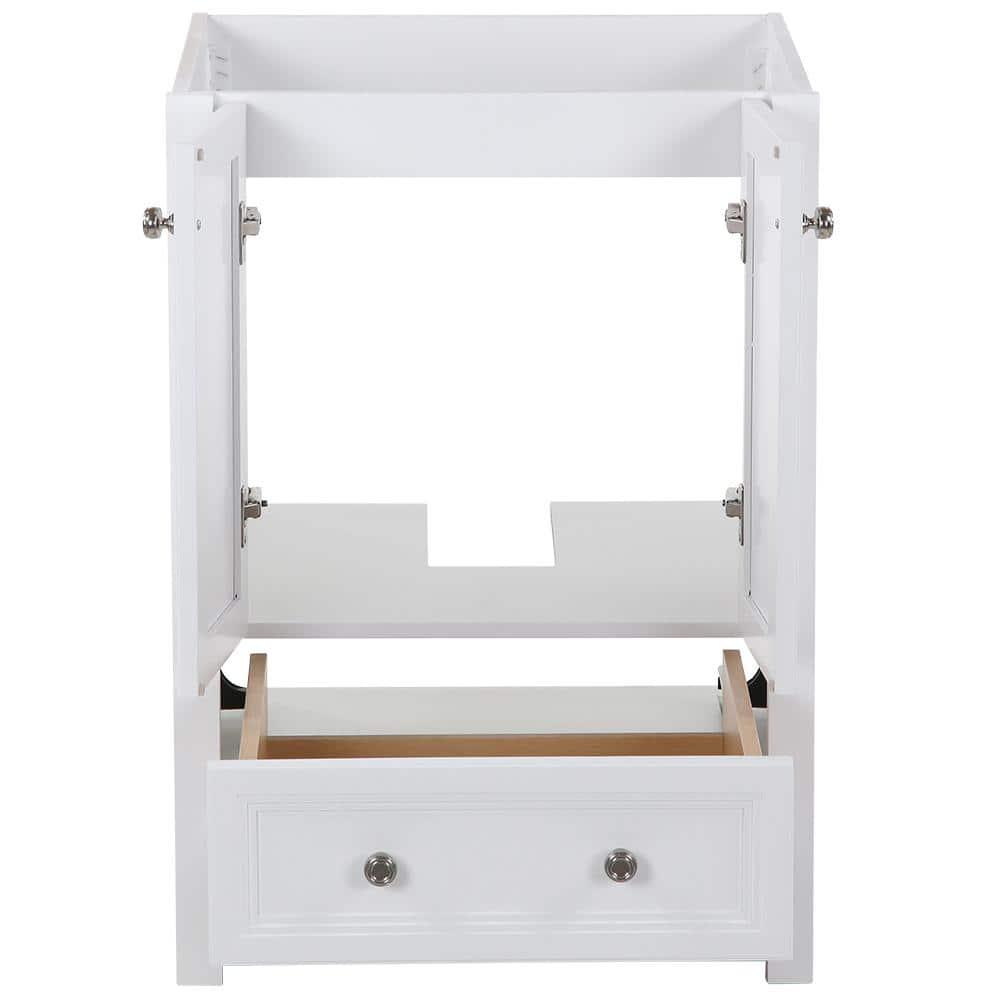 Home Decorators Collection Brinkhill 24 in W x 22 in D x 34 in H Bath Vanity Cabinet Only in White