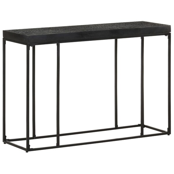 vidaXL Console Table Black 43.3