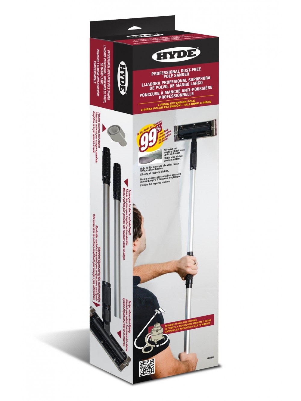 Professional Dust-Free Pole Sander ;