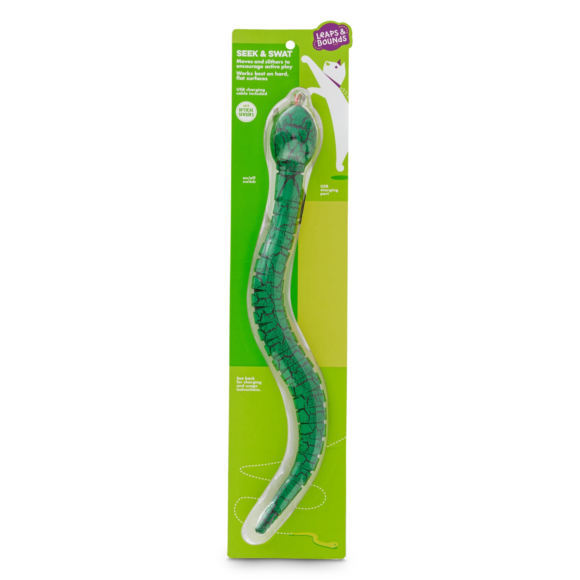 Leaps  Bounds Seek  Swat Snake Cat Toy