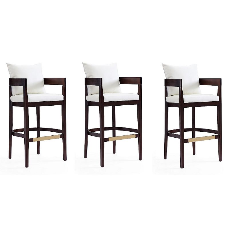 MANHATTAN COMFORT Ritz Bar Stool 3-piece Set