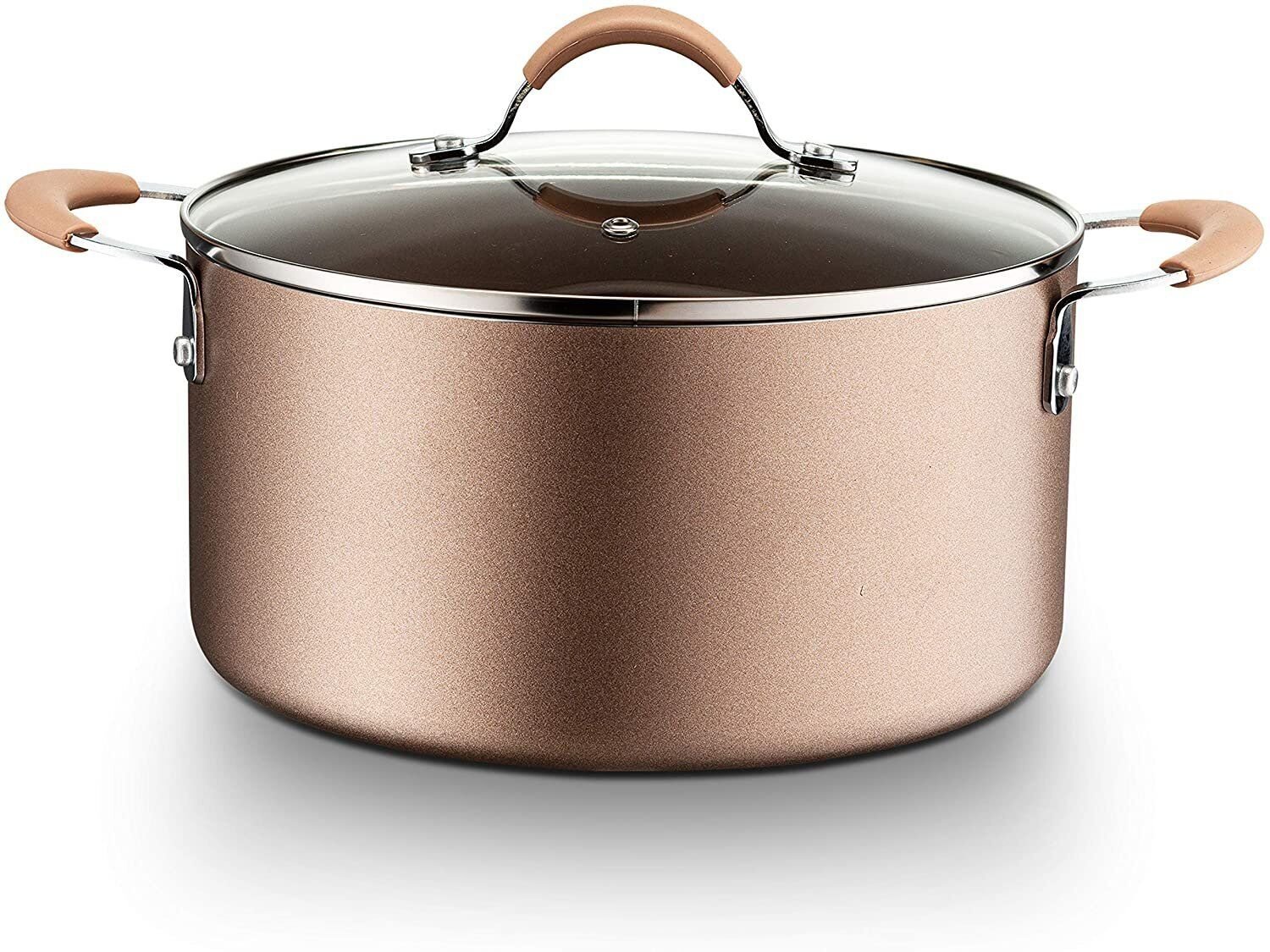 NutriChef 5 Quart Dutch Oven Pot Non-Stick High-Qualified Kitchen Cookware