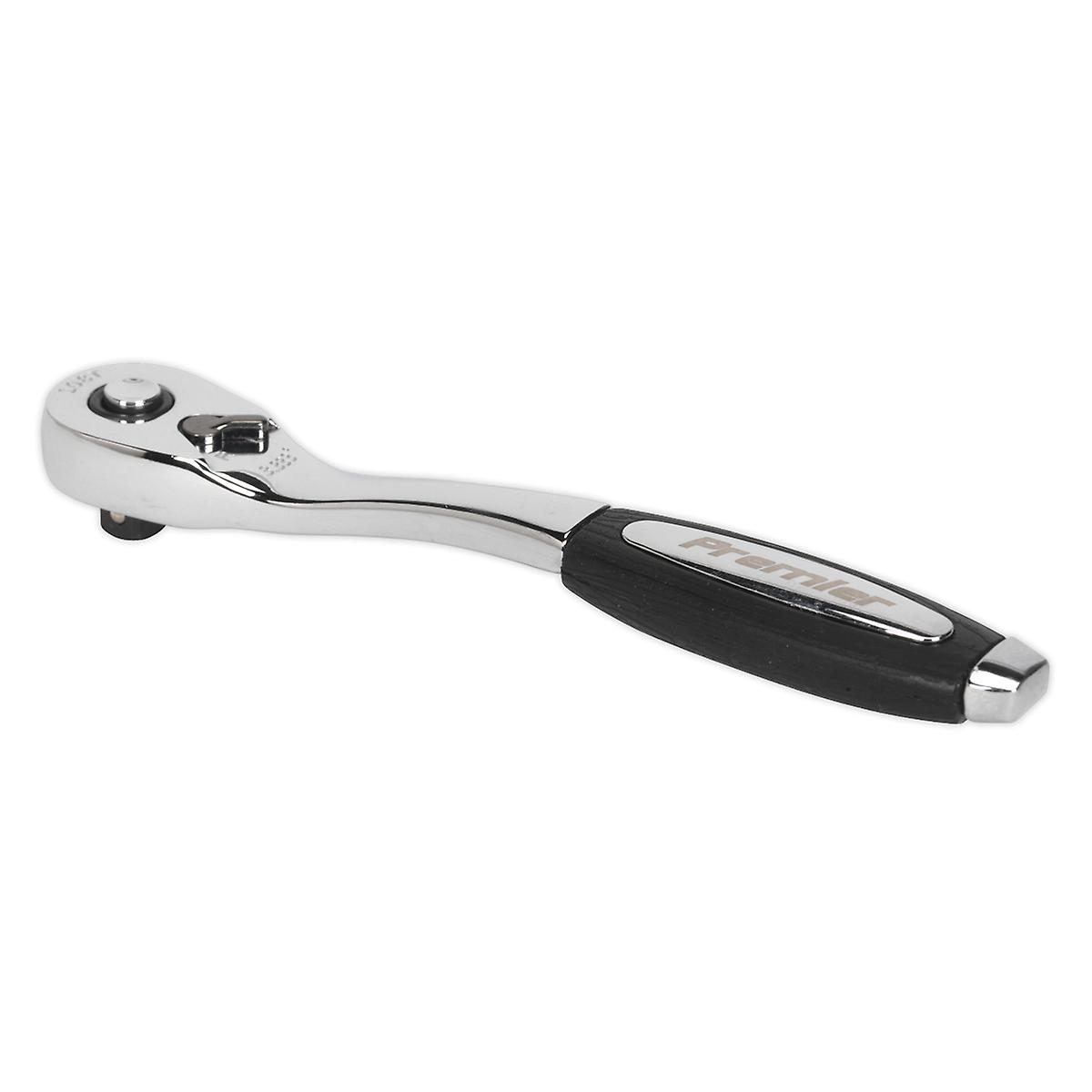 Sealey Ak8973 Ratchet Wrench 1/4In Sq Drive Offset Pear-Head Flip Reverse