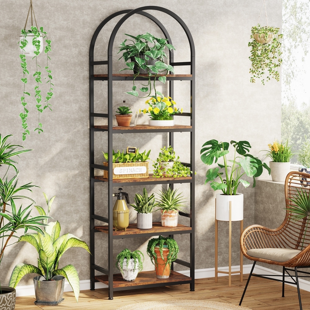 5 Tier Open Bookshelf  74\