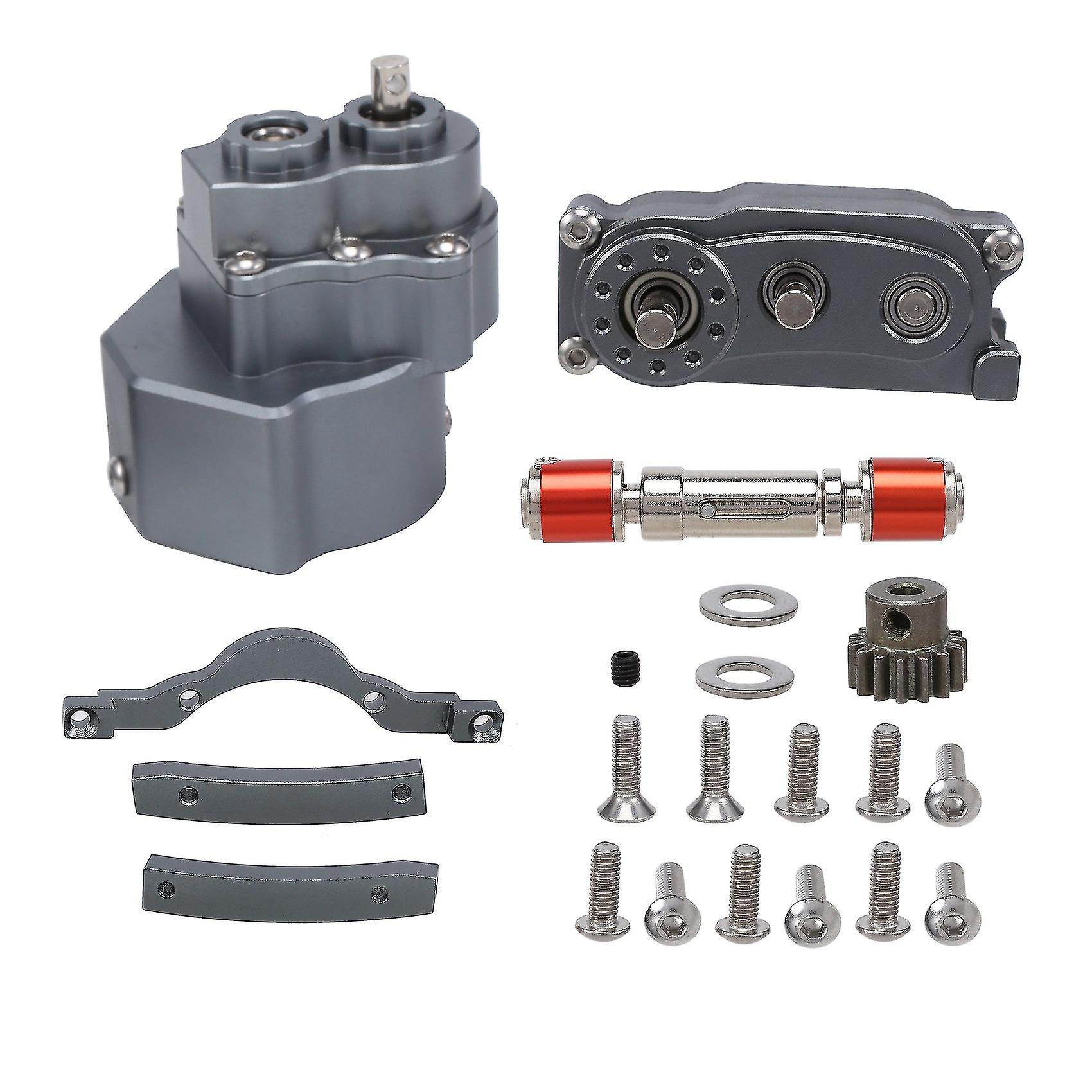 Front Motor Transmission Prefixal Gearbox Transfer Case For 1/10 Rc Crawler Car Axial Scx10 and Scx10