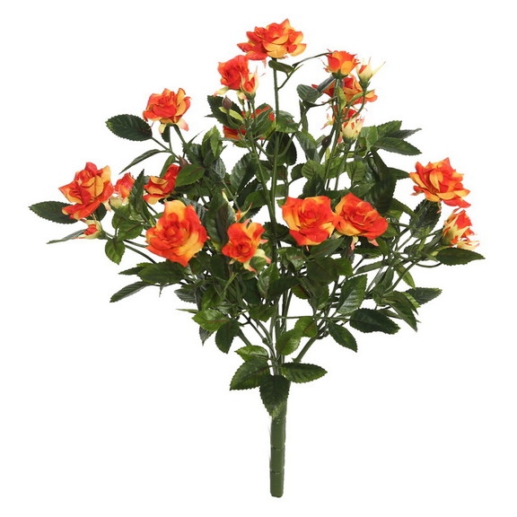 Vickerman 15 Mini Diamond Rose Bush