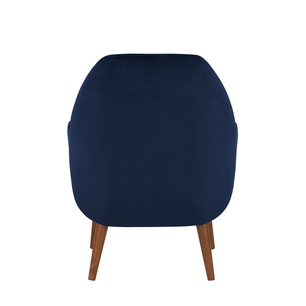 Adrian Mid Century Velvet Arm Chair by Greyson Living