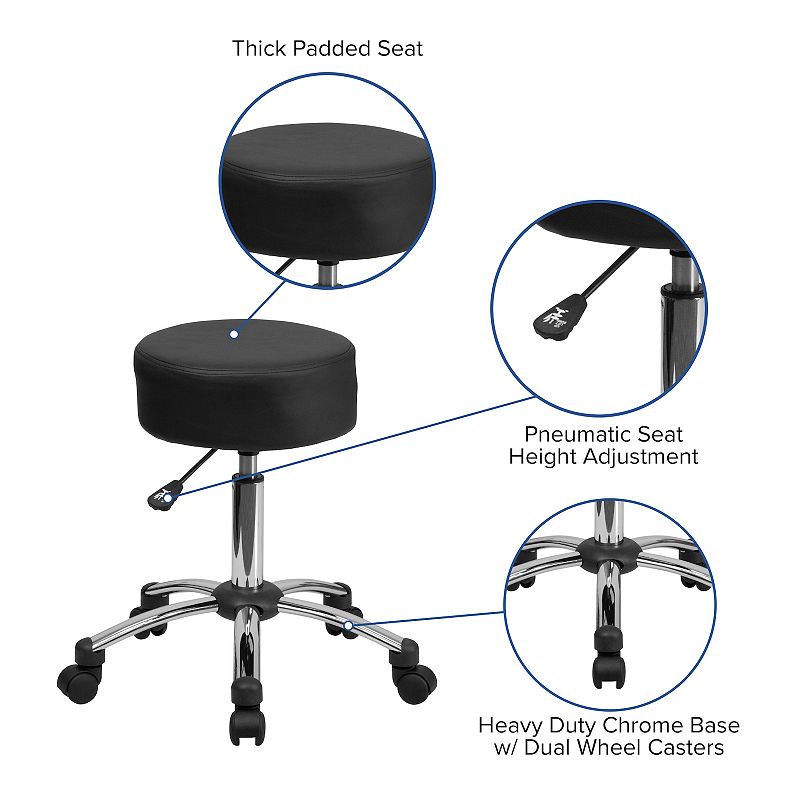 Flash Furniture Rhonda Ergonomic Stool