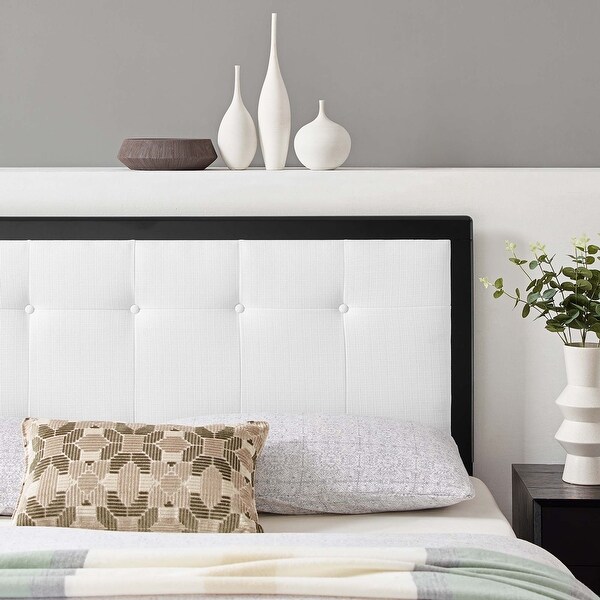 Draper Tufted Fabric and Wood Headboard - - 32028874