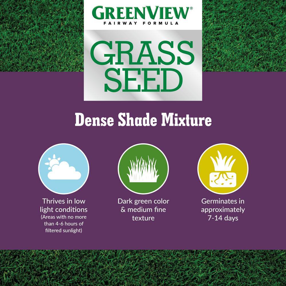 GreenView 7 lbs. Fairway Formula Grass Seed Dense Shade Mixture 2829343