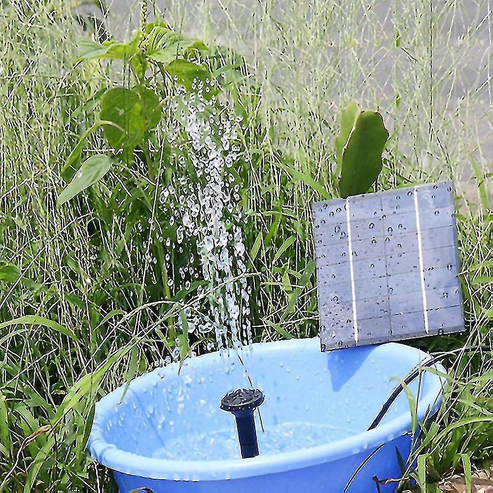 Birdbath Fountain， Solar Power Water Pump Panel Kit Submersible