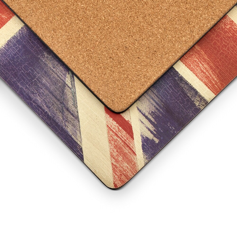 Pimpernel Flag Placemats Set of 4   15.7” x 11.7” each