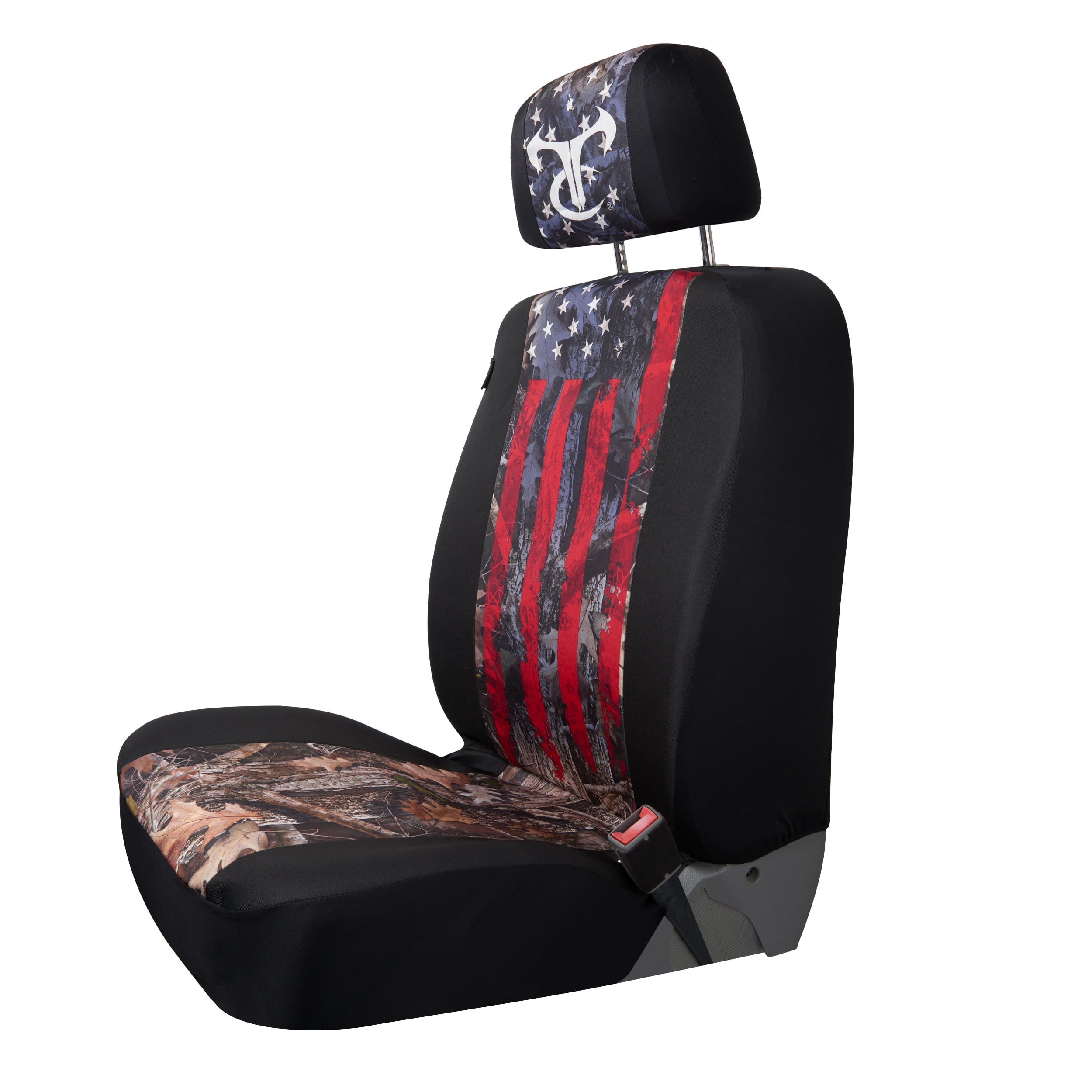 True Timber 2-Piece Low Back Kanati Freedom Seat Covers， 45001WDC