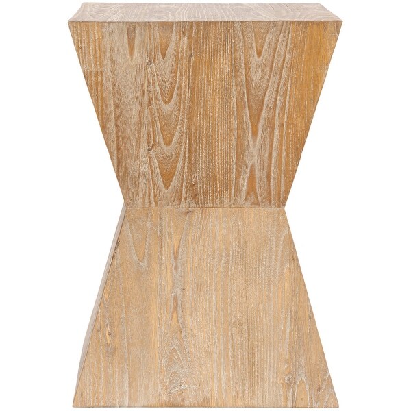 SAFAVIEH Bali Sugkai Wood Side Table - 14