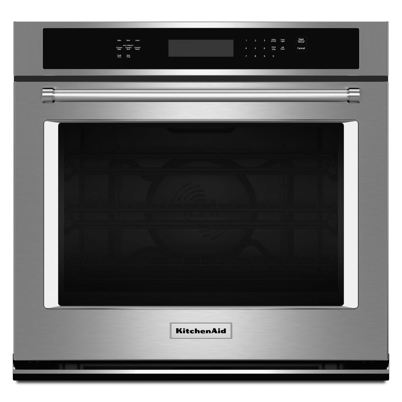 KitchenAid 30-inch, 5 cu. ft. Built-in Single Wall Oven with Convection KOSE500ESS