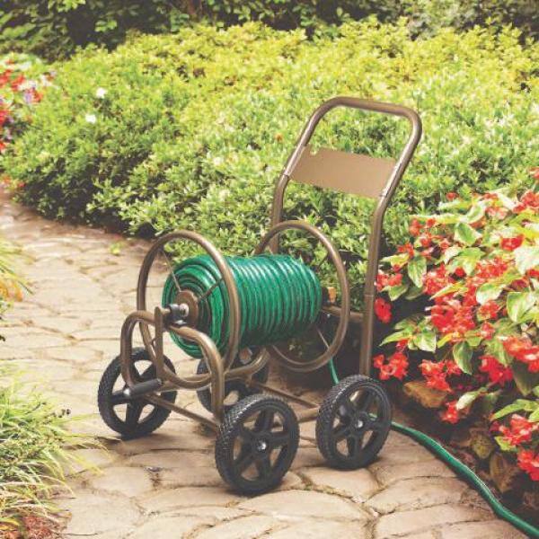 Hampton Bay 250 ft. 4-Wheel Garden Water Hose Cart 840-HB