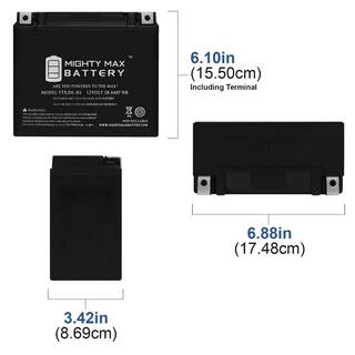 MIGHTY MAX BATTERY YTX20L-BS Battery Replacement for Yuasa YTX20LYTX20L-BS MAX3463615