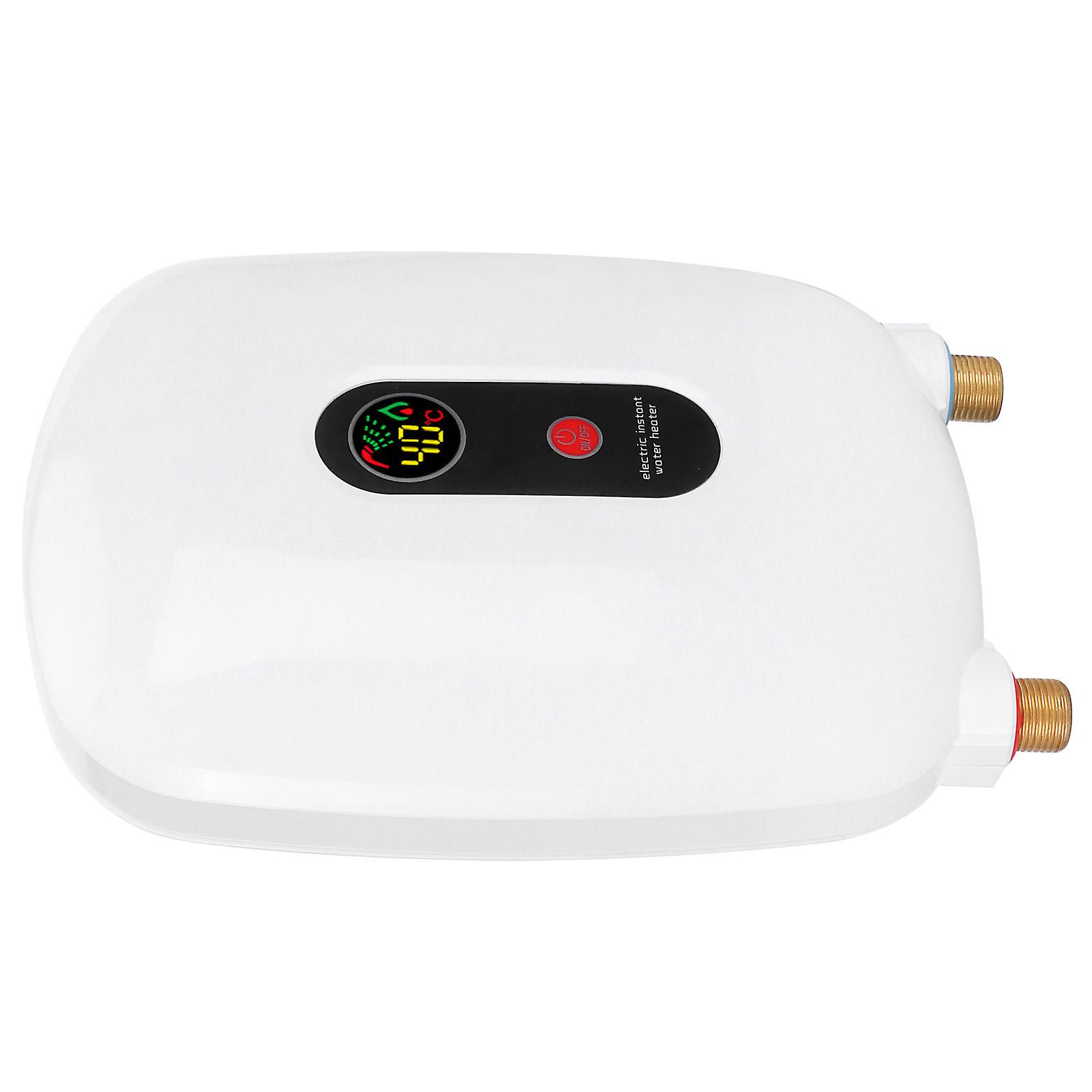 Mini Hot Water Heater Electric Fixed Frequency Water Heating Appliance For Bathroom Showereu Plug 220v 3500w