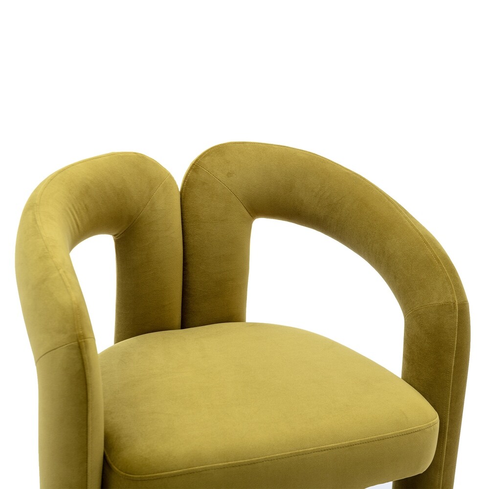 velvet Upholstered Dining Chair