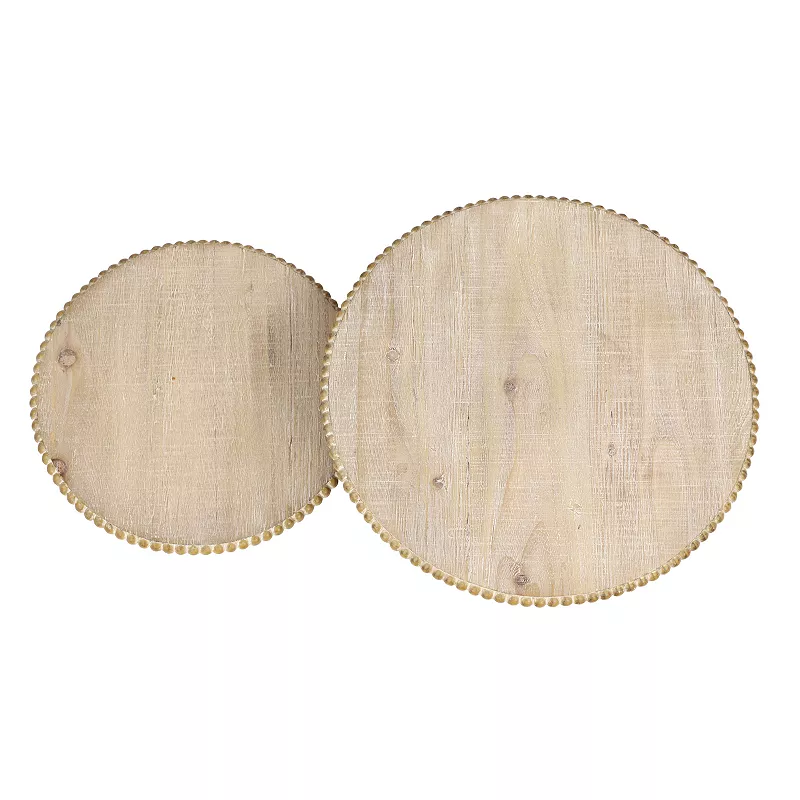 Stella and Eve Wood 2-pc. Cake Stand