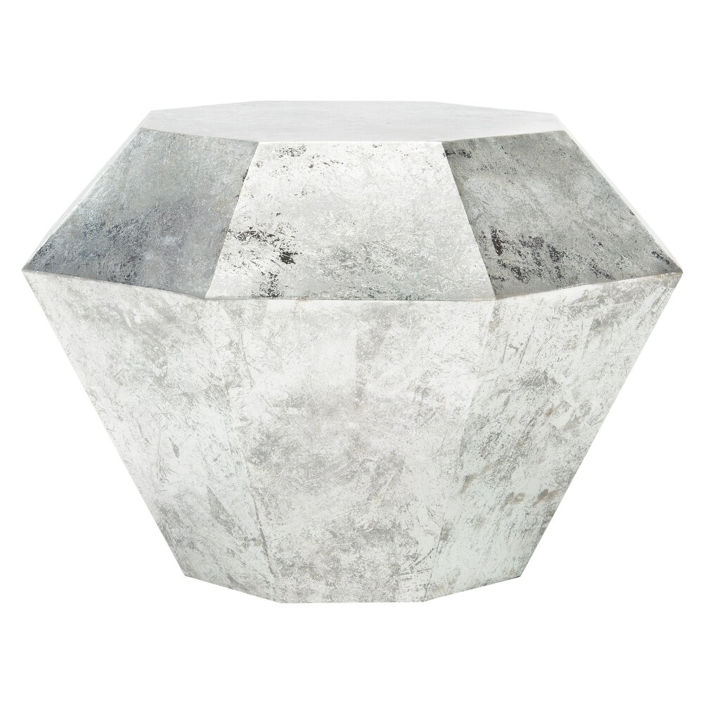 SAFAVIEH Grace Diamond Antique Silver Accent Table   25\