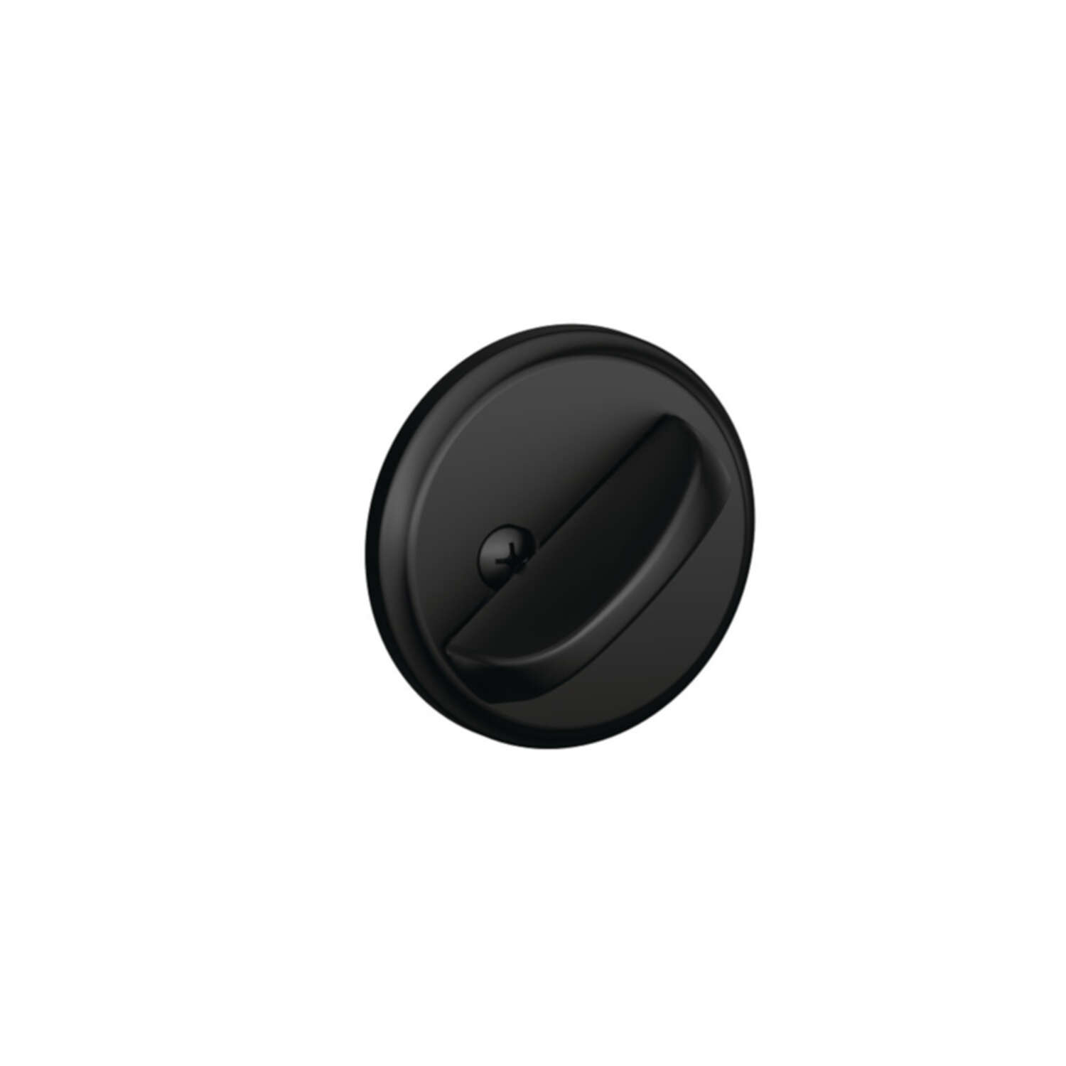 Schlage Matte Black Metal Single Cylinder Deadbolt