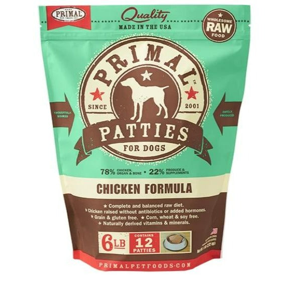 Chicken Formula Raw Frozen Dog Food