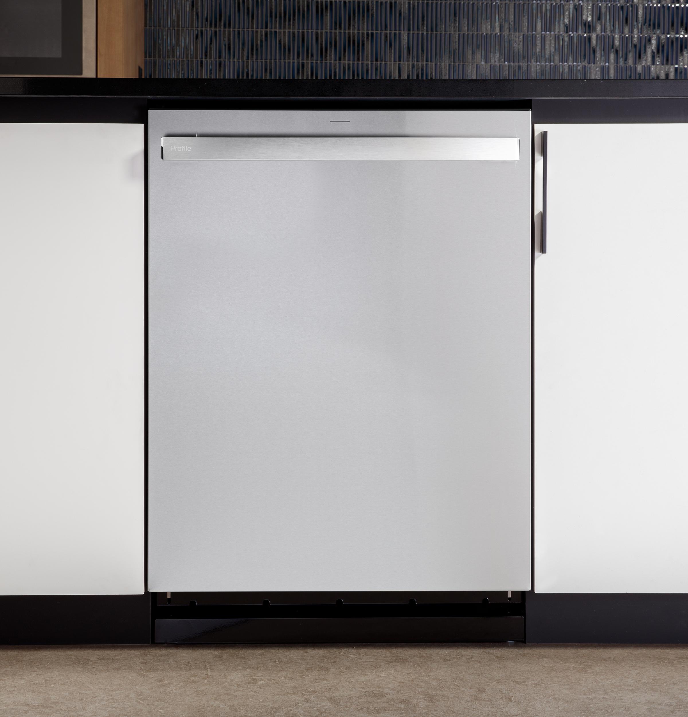 Ge Appliances PDT715SYVFS Ge Profile™ Fingerprint Resistant Top Control With Stainless Steel Interior Dishwasher With Microban™ Antimicrobial Protection With Sanitize Cycle