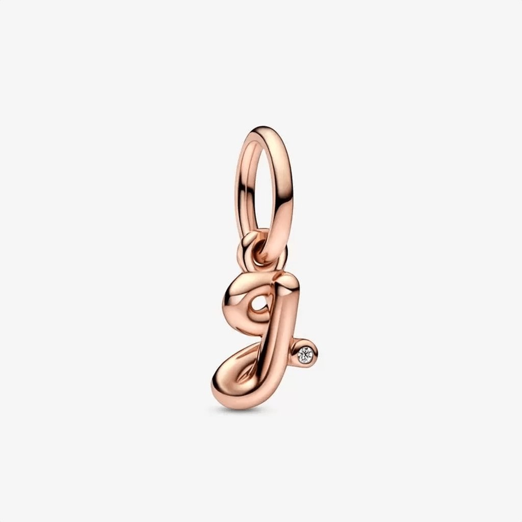 PANDORA  Letter G Script Alphabet Dangle Charm