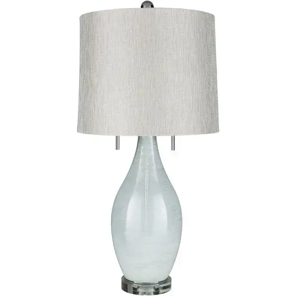 Julian 30.75 in. White Updated Traditional Table Lamp