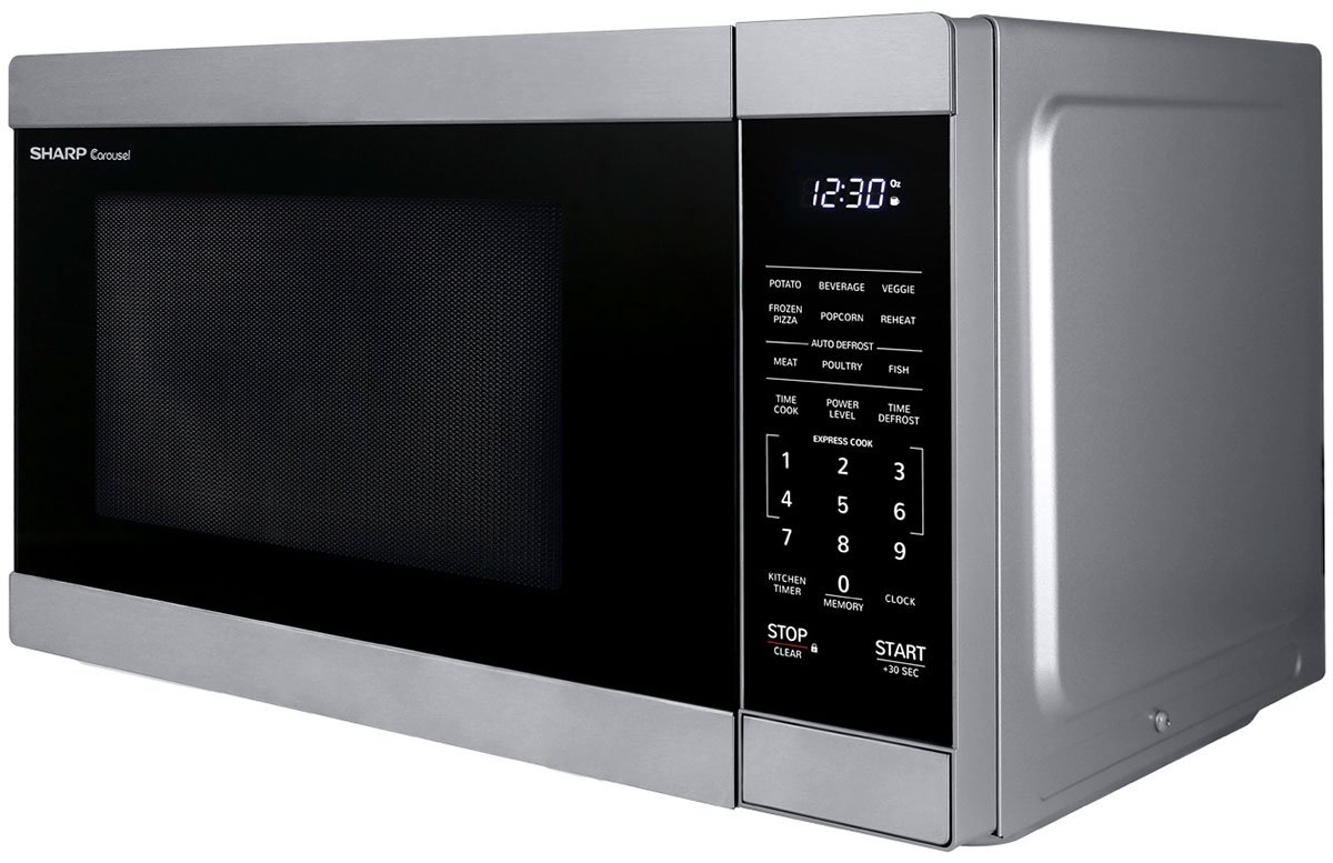 Sharp 1.1 Cu. Ft. Stainless Steel Countertop Microwave Oven