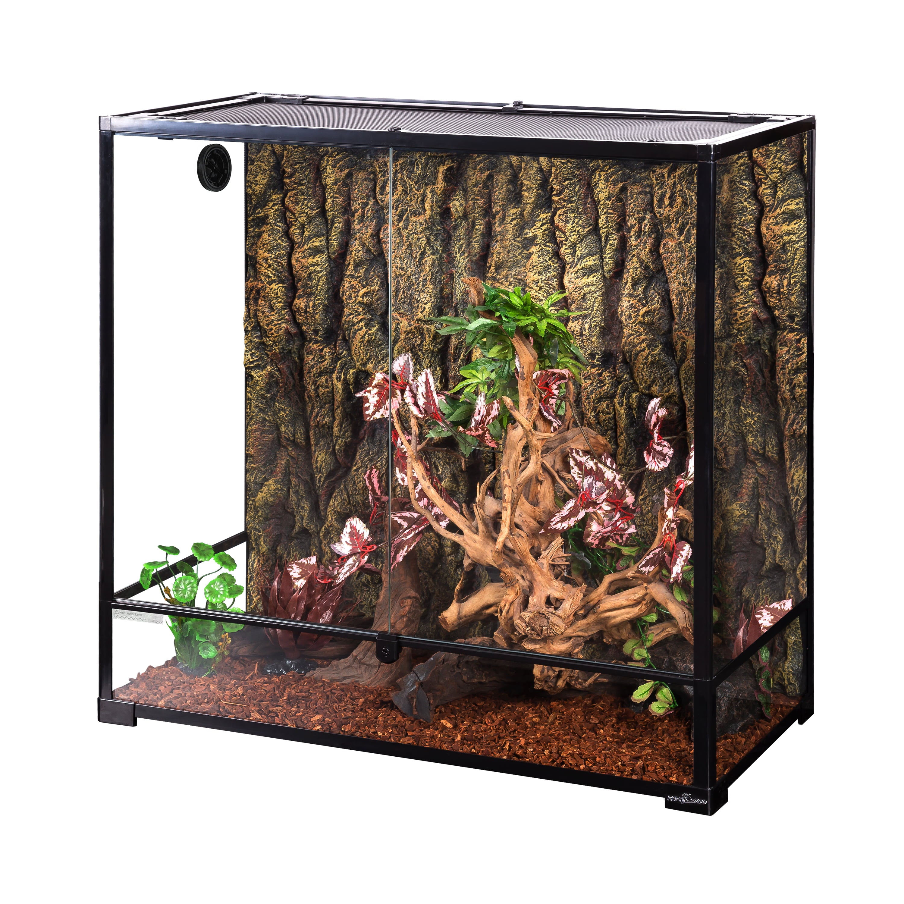 REPTIZOO Reptile Glass Extra-tall Terrarium with Double Hinge Door 36