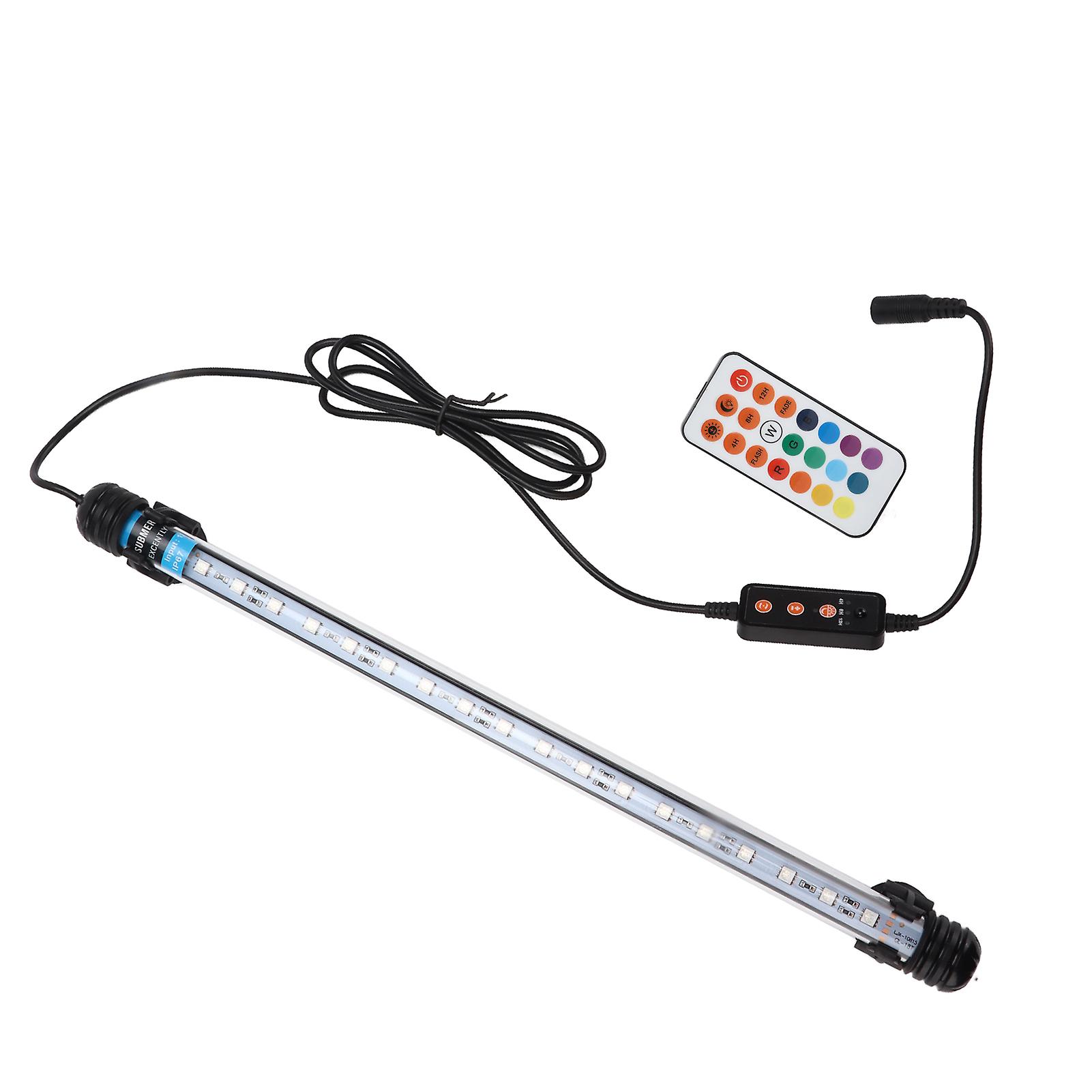 Aquarium Light Adjustable Timing Strong Penetrating Power Submersible Led Aquarium Light 110240v18 Lamp Beads Au Plug