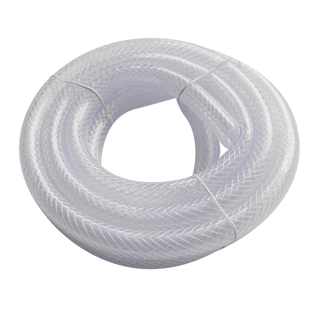 Everbilt 34 in O.D. x 12 in. I.D. x 10 ft. PVC Braided Vinyl Tube HKP002-PVC003