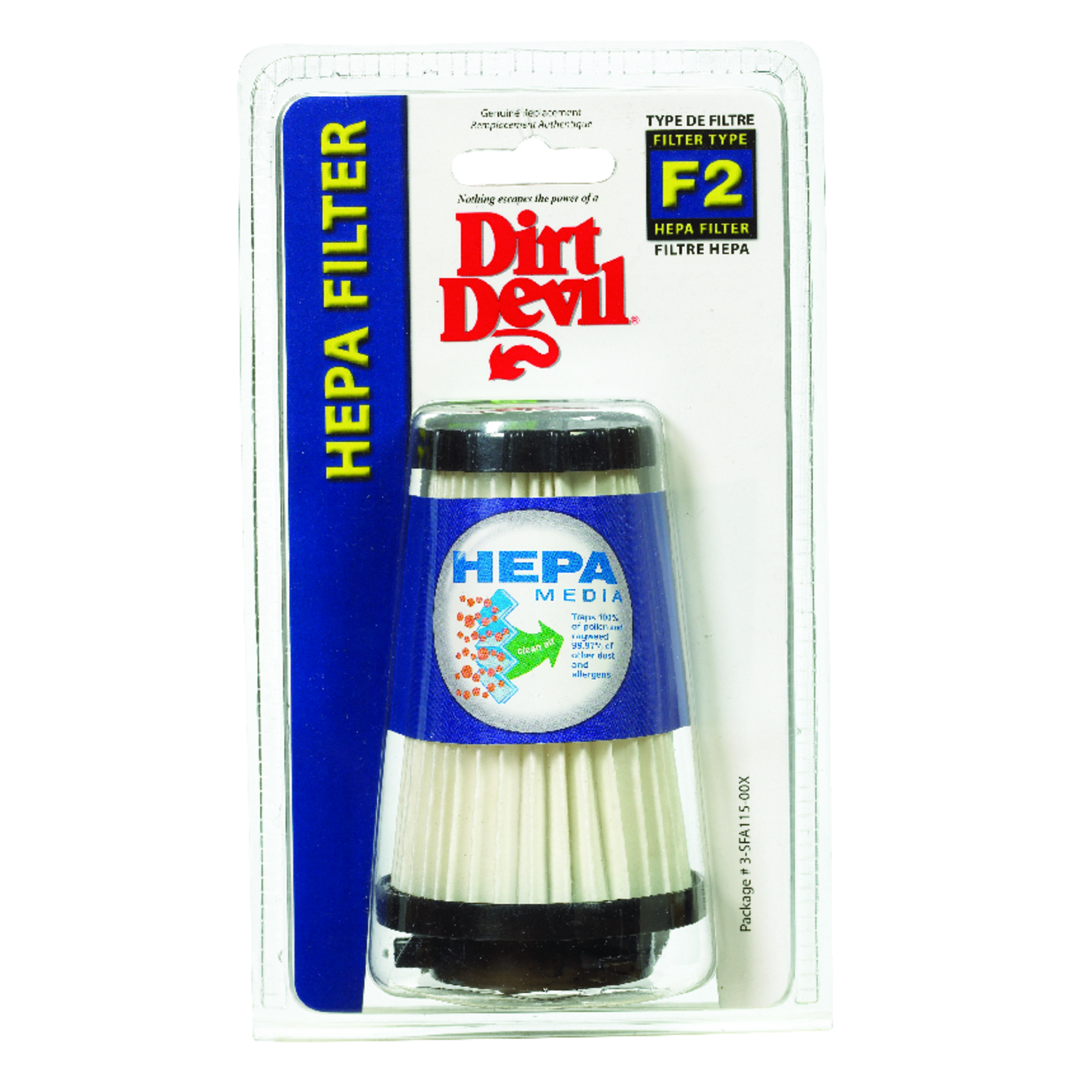 Dirt Devil Vacuum Filter For For use in dynamite quick vacuum 1 pk