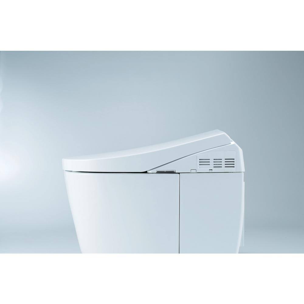 TOTO Neorest AH 2-Piece 0.81.0 GPF Dual Flush Elongated ADA Comfort Height Integrated Bidet Toilet in Cotton White MS989CUMFG#01