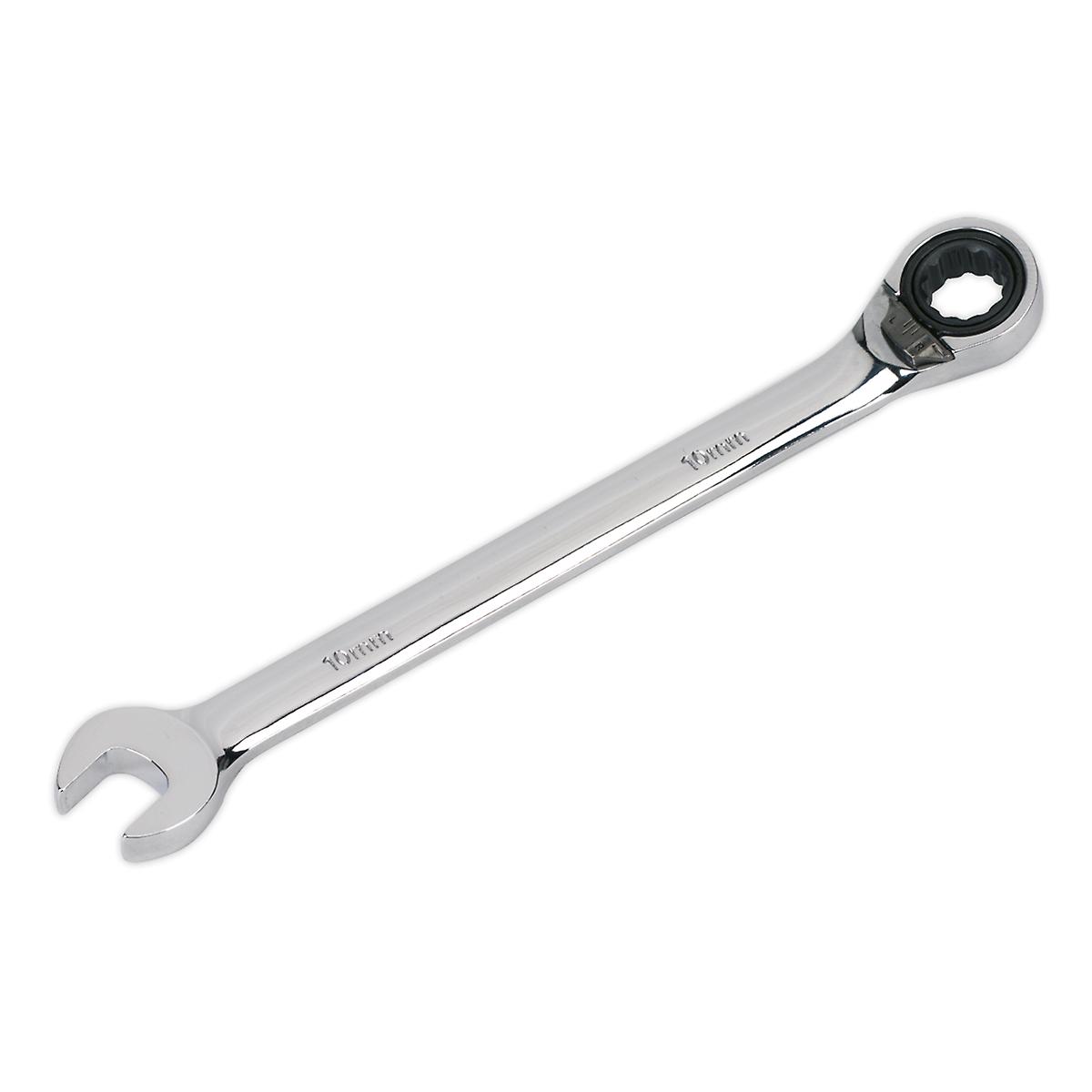 Sealey Rrcw10 Reversible Ratchet Combination Spanner 10Mm