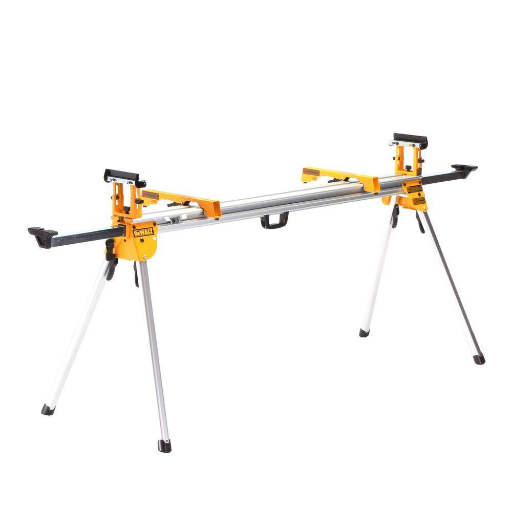 DW 15 Amp Corded 10 in. Compound Single Bevel Miter Saw and Heavy-Duty Miter Saw Stand DWS713W723