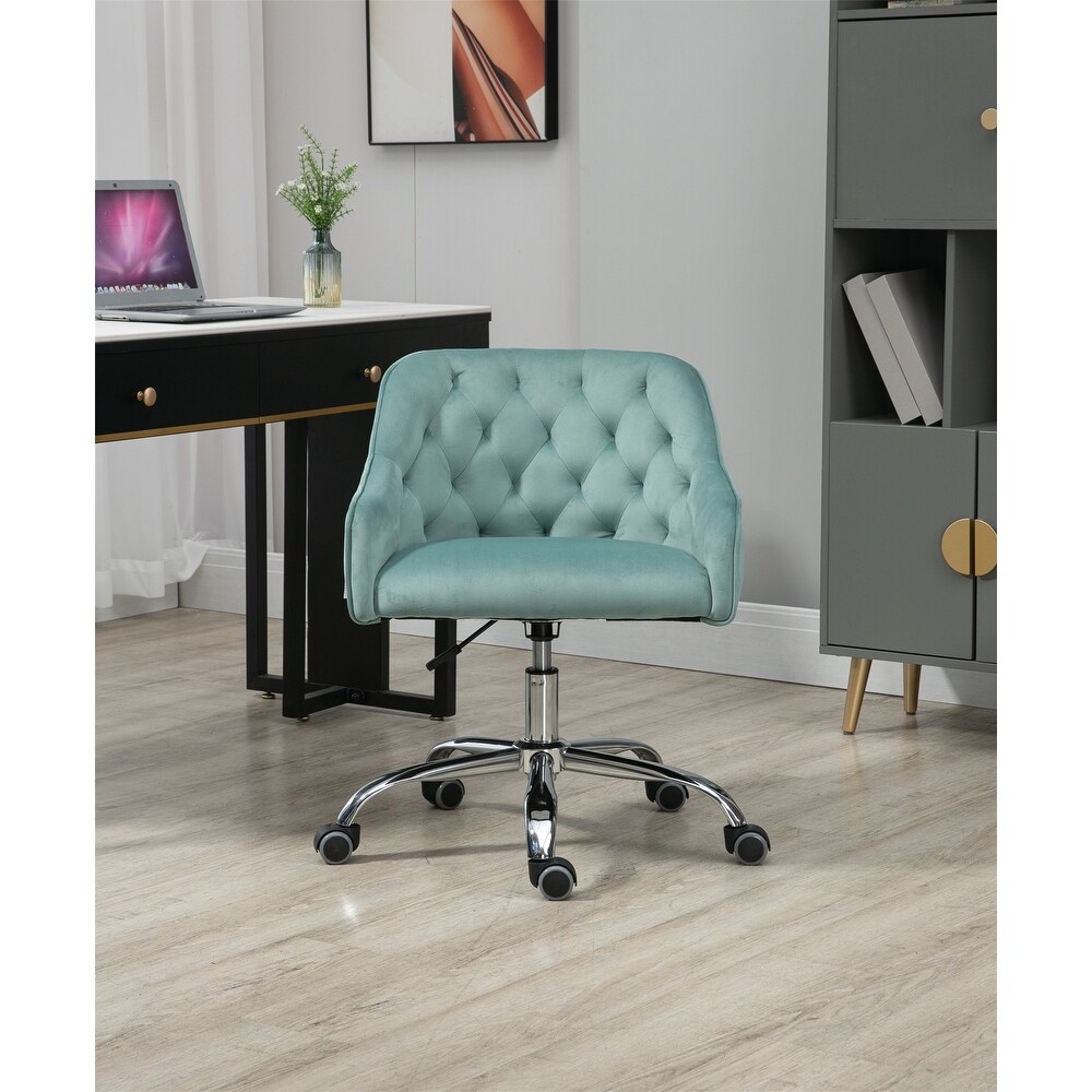 Swivel Shell Chair for Living Room Modern Leisure office Chair   22.83\